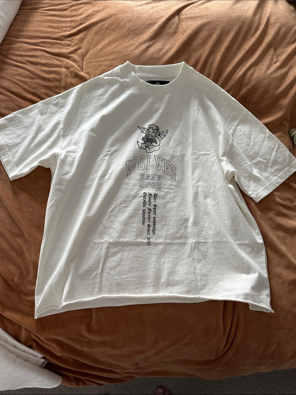 Darc Sport raw hemmed cropped tee